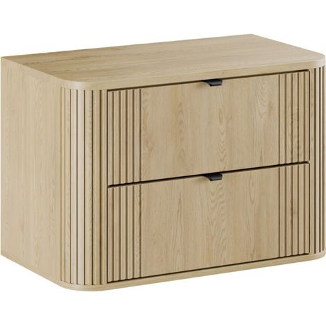 Set da bagno KORI: mobile sottolavabo 80cm + piano lavabo