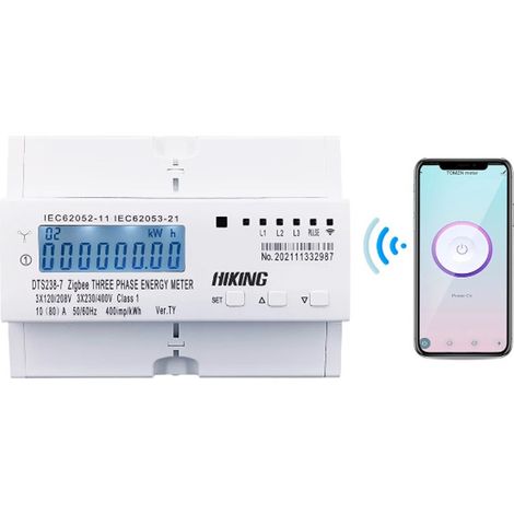 Tuya Contatore Trifase con Misurazione di Energia Elettrica Smart WiFi 60A (1/5)