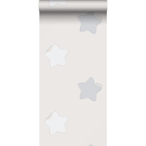papier peint étoiles beige et gris - Sanders & Sanders (1/4)