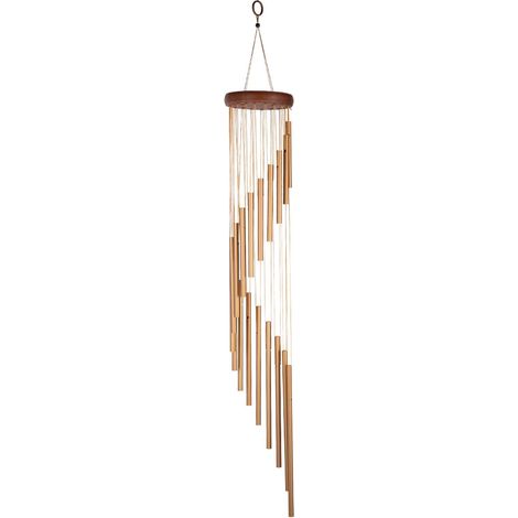 Carillon Éolien - 91 Cm - 18 Tubes En Aluminium - Pour Jardin Extérieur Ou Intérieur - 1 Pièce (1/5)