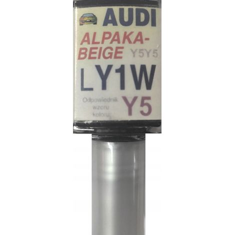 Retoque de pintura color beige alpaca para Audi LY1W Y5Y5 para corregir arañazos. (1/5)