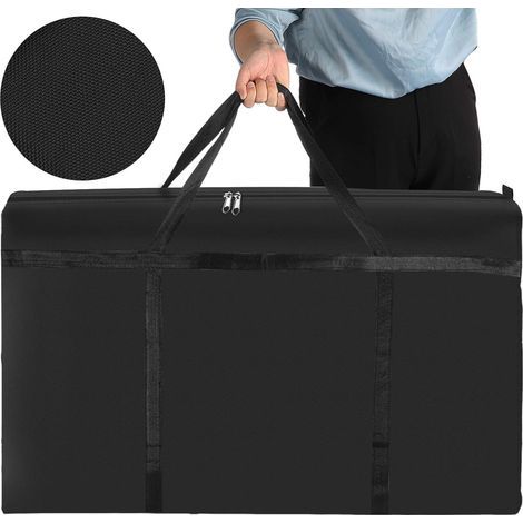 Aufbewahrungstasche aus 600D Oxford-Gewebe, geräumige Reisetasche zum Schutz von Kleidung, Bettwäsche, Bettdecken, Kissen und Alltagsgegenständen – 100 x 28 x 58 cm (1 Stück) – Fei Yu (1/5)