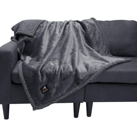 1 Couverture Animaux Double Face Imperméable Anti-Liquide Velours Pour Chien Chat Canapé Lit (1/5)
