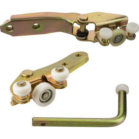 VW T4 90-04 Schiebetür-Set, oben + Mitte + unten (kurzer Arm), 3-teilig (1/2)