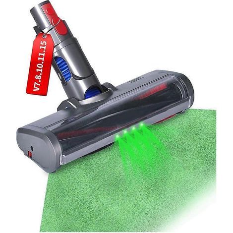 Brosse Head pour Aspirateur V7 – V8 V10 – V11 V15 – de remplacement Floor Brosse avec LED Green Light (1/5)