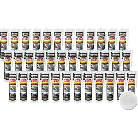 Silicona transparente para acuario IsolBau, 36 x 300 ml (1/5)