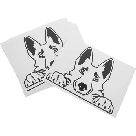 lustige Hundeaufkleber für Autofenster und Karosserie mit