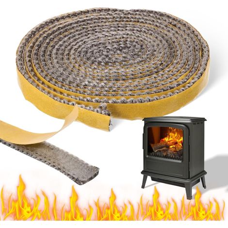 Wood Stove Gasket, 3 m x 10 mm x 3 mm (1/5)