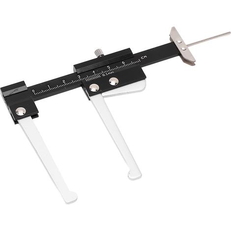 Pied à Coulisse Digital Échelle Absolue, Mesure Profondeur 6 mm Grand éCran Lcd Avec ArrêT Automatique, Mesure éPaisseur, Usure, Profil Rotor Et Profondeur 6 Mm, IdéAl Voiture (1/5)