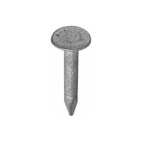 Pointe ardoise tête extra-large galvanisée en cartouche de 5 KG 3 x 30 mm galvanisée - PATE