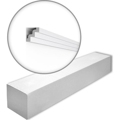 NMC ST3-box-10 NOMASTYL Noel Marquet 1 Box 10 pieces Cornice moulding contemporary design white 20 m