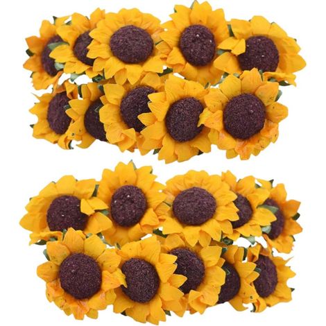 Tournesol en Papier Décoratif 100 Pièces, Matière Fer, DIY (1/5)