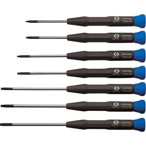 Jeu de 7 tournevis Torx (1/2)