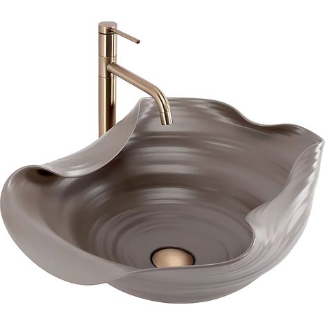 Rea Lavabo Sobre Encimera Hm-66tb Handmade Art (1/5)