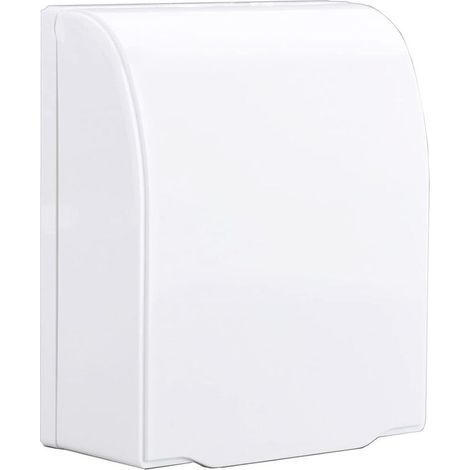 Sortie Couvercle Childproof Clair, Interrupteur Prise Boîtier étanche, Boîtier de Prise étanche, Convient pour les Prises de Salle de Bain, Empêcher l'eau D'éclabousser Dans la Prise(Blanc) (1/5)