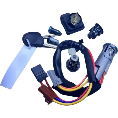 All car locks (ignition lock, door lock, glove box lock) 4162F7, compatible with Citroën AX, SAXO, ZX. Quality guaranteed. (1/4)