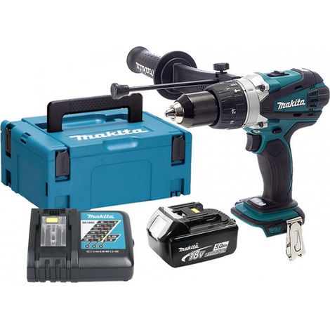 18V LXT Schlagbohrmaschine (1x5.0 Ah) in MAKPAC - MAKITA DHP458RT1J