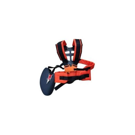 Harnais réglable pour débroussailleuse – Confort ergonomique en nylon – Répartition du poids pour réduire la fatigue – Compatible avec outils lourds (1/5)