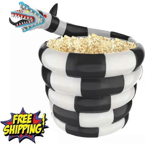 Seau à popcorn exclusif Beetlejuice Sandworm Regal EN MAIN PROPRE