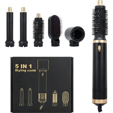 Fer à friser, brosse à air chaud 5 en 1 (1/5)