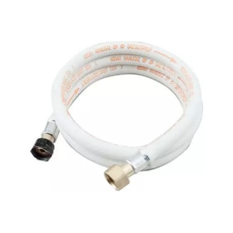 Tuyau flexible butane / propane Addax 1,25m conforme aux normes de sécurité françaises NF D 36112