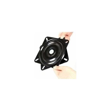 Plateau pivotant 15cm Acier laminé à froid anti-corrosion Rotation 360° Silencieux et facile à installer Pour meubles TV et tabourets de bar (1/5)