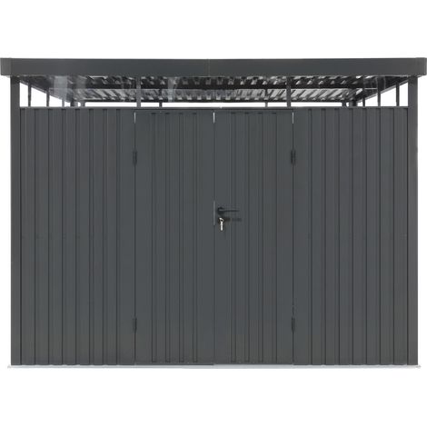 Tepro Metallgerätehaus Premium Shed 8x10 inkl. Regenrinne 300 x 180 cm Gartenhaus