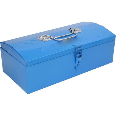 Toolbox, Large Capacity Toolbox with Lock, Portable Equipment Organizer for Repair Work, Hooks and Hangers (1/5)