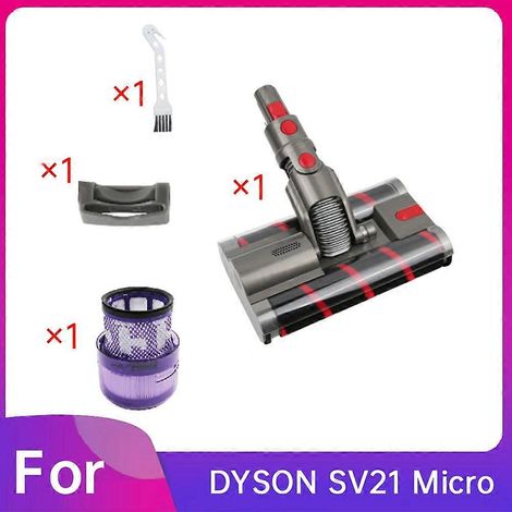 Filtre pour aspirateur brosse pour aspirateur Filtre de brosse pour aspirateur filtre de SV21 Micro Aspirateur accessoire de remplacement Soft Roller Aspirateur Head avec Switch Lock Filtre Brosse (1/5)