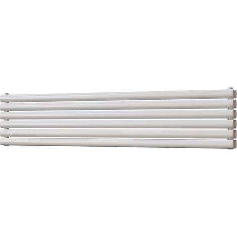 Omeara Axis - White Horizontal Radiator H348mm x W1600mm Double Panel (1/3)