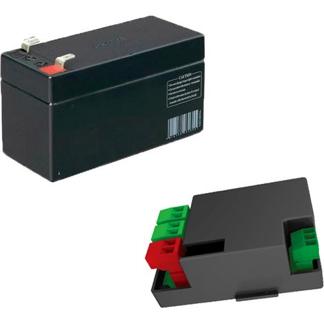 Came – Pack batterie de secours 12V 3.4Ah – Compatible carte électronique RLB – Pour motorisation de portail – Alimentation 12V