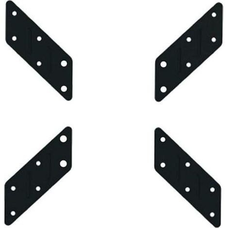Techly Adattatore Universale per Supporto VESA da 200x200 a 400x400 Nero (1/5)