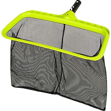 Épuisette de fond de piscine avec cadre en plastique renforcé pour piscine, étang, spas, bassin à poissons, parc aquatique (1/5)
