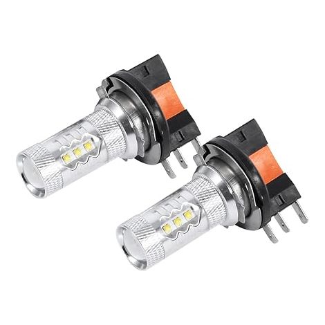 2 pièces 1 paire blanc 80W H15 ampoule LED voiture lumières lampe phares voiture phares H15 80W (1/5)