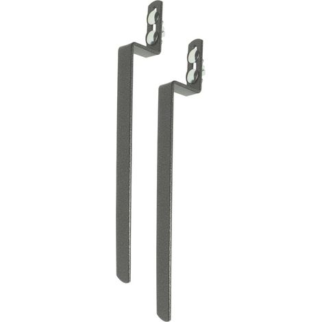Kit anti bascule pour supports jardinières anthracite 30 cm