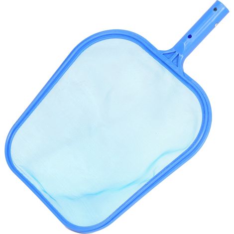 Matériel de Nettoyage pour Piscine - Balai à Feuilles - Épuisette avec 5 Perches Aluminium - Net Nylon - 42.7x29cm (1/5)