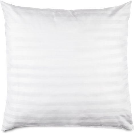 Federa in raso di cotone bambù STRIPE WHITE/40x40