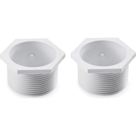 6-500-00 2 Pack Universal Pool Cleaner Wall Fitting (UWF) - Exact Replacement Part for Polaris 480, 380, 360, 280, 180, 165, 65 and Turtle Pool Cleaners (1/4)