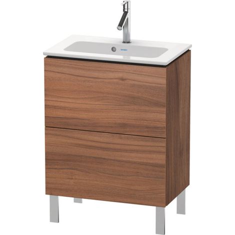 Duravit L-CUBE mueble bajo lavabo compacto 704x620x391mm nogal natural (1/5)