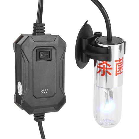 Lampe UV pour aquarium, lampe de nettoyage pour bassin et étang (1/5)