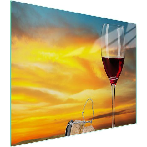 Glasschneidebrett 52x30 Wein (1/5)