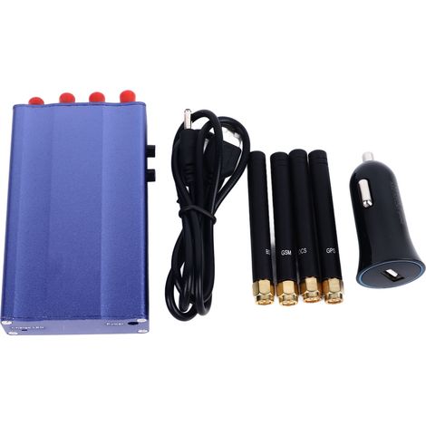 Bloqueur de signal GPS longue autonomie pour dashcam, dispositif compact d'interception de localisation véhicule, furtif et efficace.