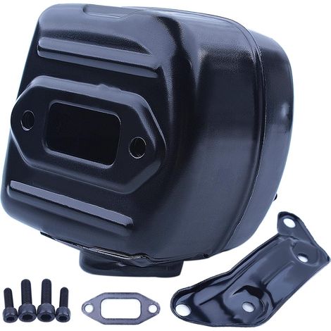 Kit de silencieux d\'échappement pour Husqvarna 372XP 371 365 362 372 support de joint de tronçonneuse, silencieux, support, joint, vis (1/5)