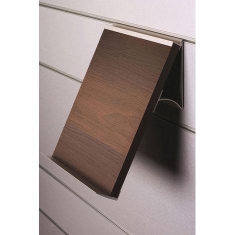Support tablette bois incliné - Largeur : 100 mm - ZOBAL (1/3)