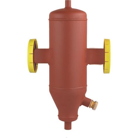 Hydrozyklonabscheider mit integriertem Magnet - geflanschte Version hydrozyklon defang.w/magnet dn80