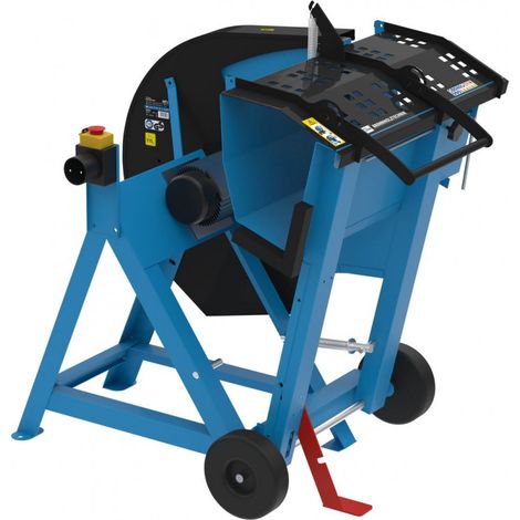 Güde – Scie à bûches électrique 2,6 kW – Capacité de coupe 180 mm – Lame carbure 500 mm – Frein moteur électronique