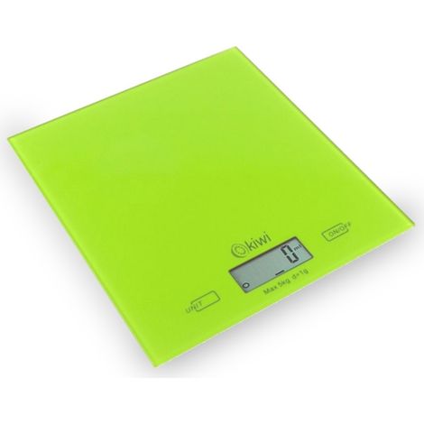 Balance culinaire KKS-1122 vert - Capacité 5kg - Ecran LCD - Tare