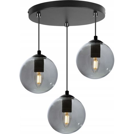LÁMPARA DE TECHO COLGANTE CON BOLA DE CRISTAL SELECCIÓN LED