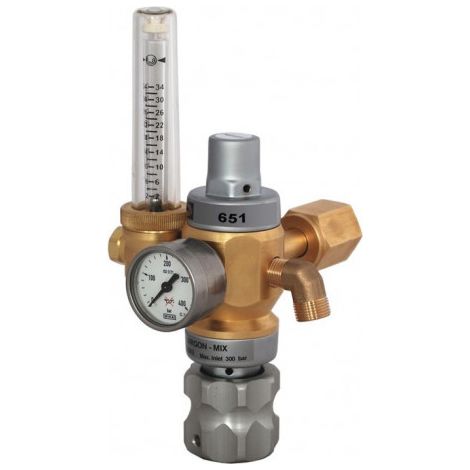Réducteur de pression haute performance 651-30FLAR argon / CO 200bar W21,8x1 / 14 pouces RH HARRIS
