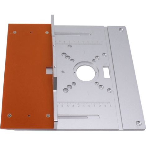 Aluminium-Frästisch-Einsatzplatte für Holzbearbeitungstische, Fräsplatte für Holzbearbeitungswerkzeuge, Fräs- und Schneidemaschinen (1/5)